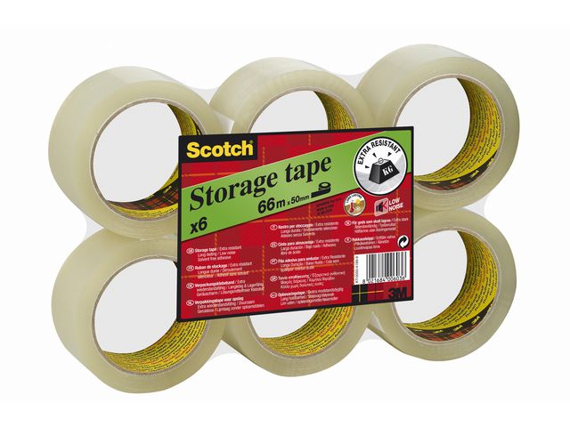 Packtejp SCOTCH PPex tjock 38mmx66m Tran