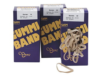 Gummiband nr 35 120x3,0 mm 492/FP