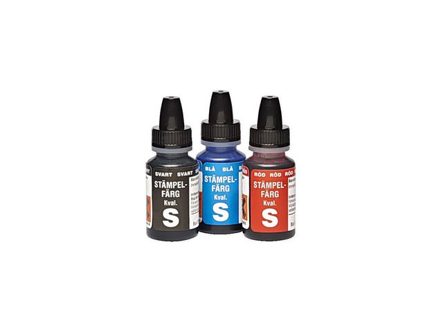 Stämpelfärg självfärgande svart 10ml - 2