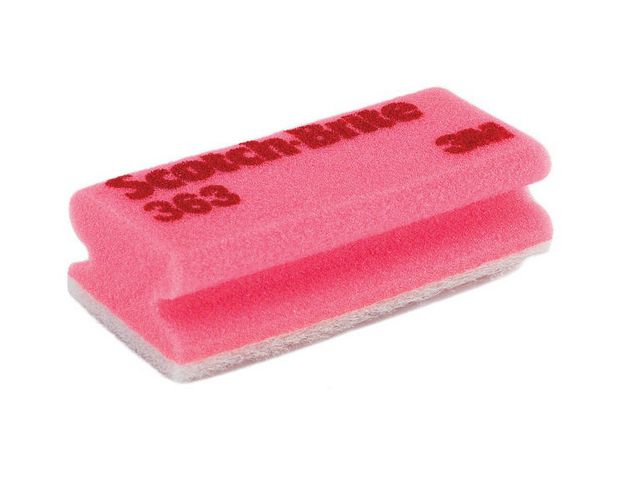 Rengöringssvamp SCOTCHBRITE vit 70x150mm