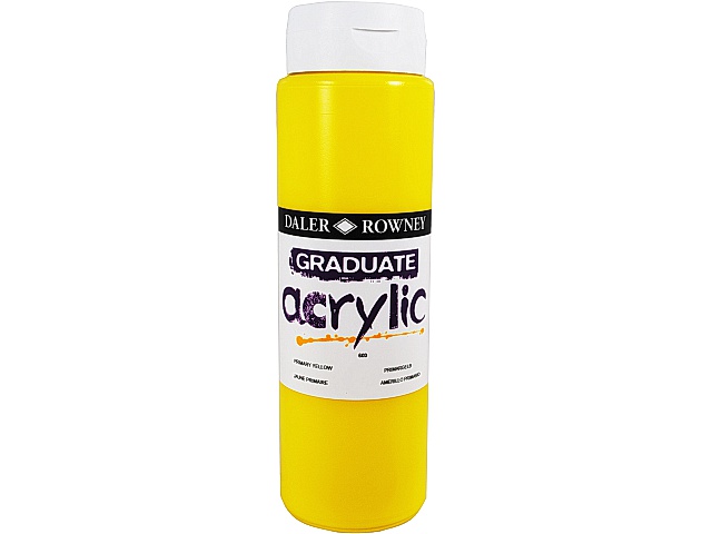 Akrylfärg Graduate Acrylic 500 ml gul