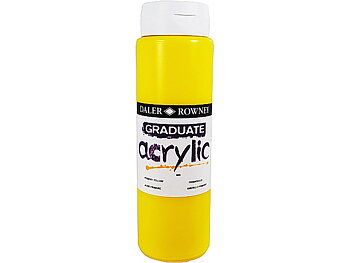 Akrylfärg Graduate Acrylic 500 ml gul