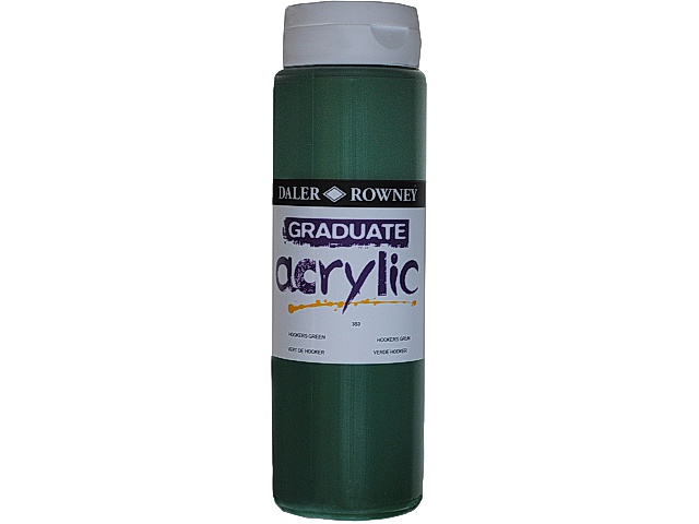 Akrylfärg Graduate Acrylic 500 ml mörkgrön  