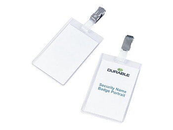 Namnskylt DURABLE clips stående25/FP