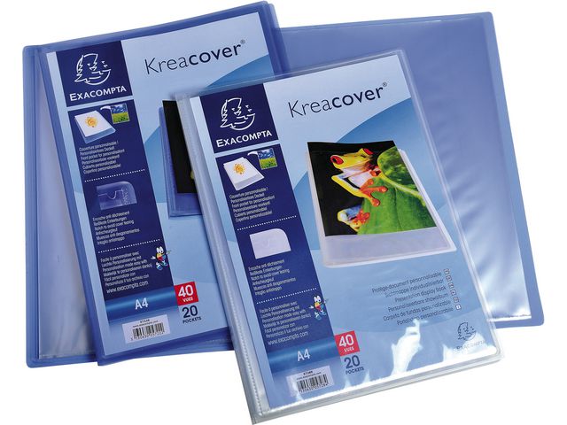 Demobok EXACOMPTA A4 klar 20 fickor - 2