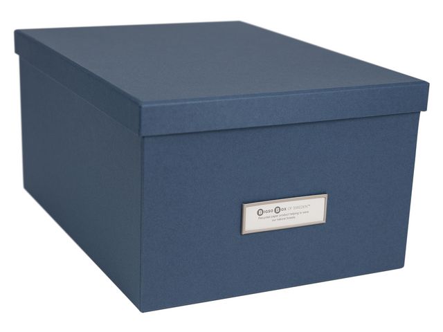 Förvaringsbox kartong med lock Large - 6
