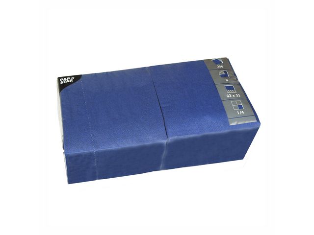 Servett 3-lags 33x33cm mörkblå 250/FP
