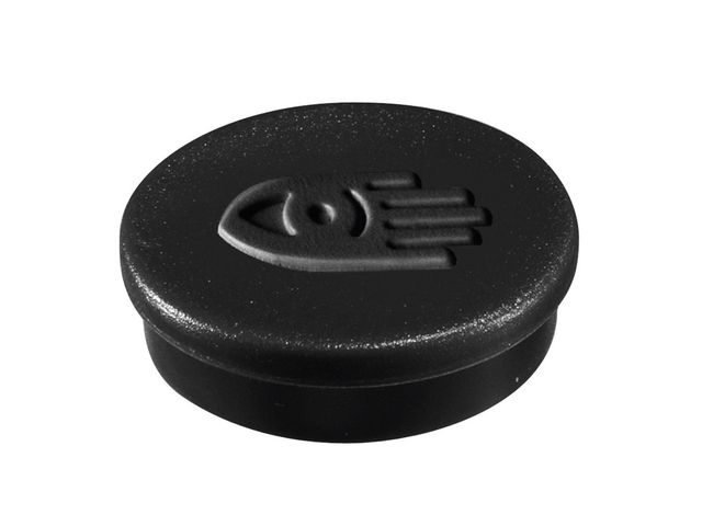 Magnetknappar Ø30mm svart 10/FP