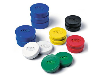 Magnetknappar Ø30mm svart 10/FP