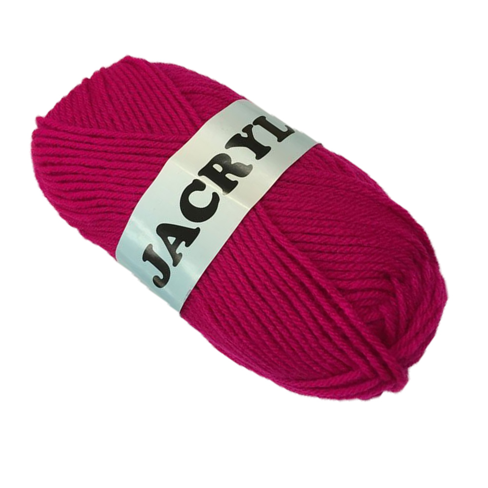 Akrylgarn 50g cerise