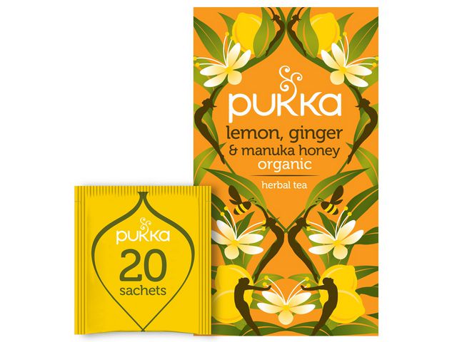 Te PUKKA Lem Ginger Manuka Honey 20/FP