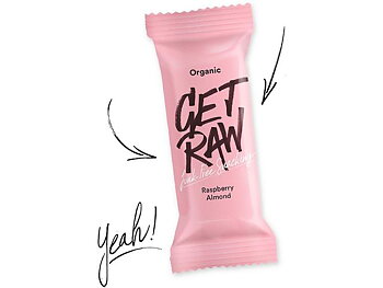 Bar GET RAW Raspberry och Almond