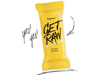 Bar GET RAW Caramel och Hazelnut