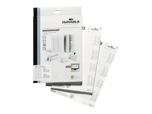 Instick DURABLE 75x40mm 240/FP - 3
