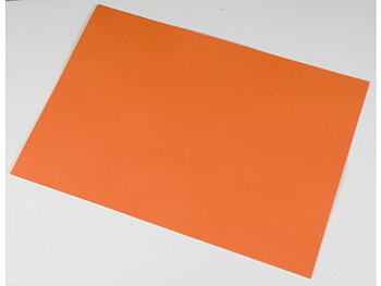 Dekorationskartong 46 x 64 cm 220 g Orange 10/fp  