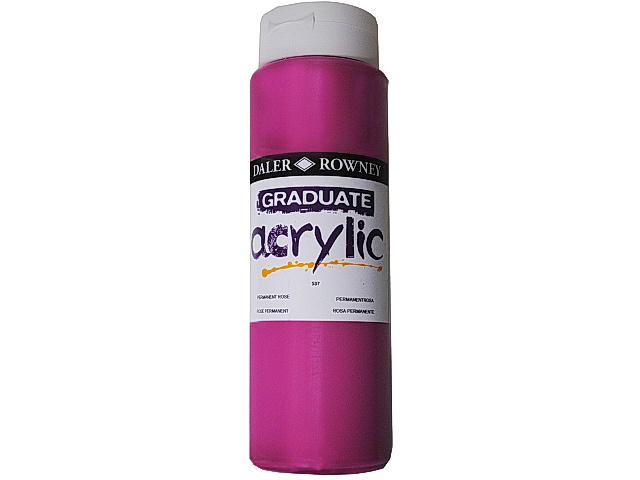 Akrylfärg Graduate Acrylic 500 ml rosa 
