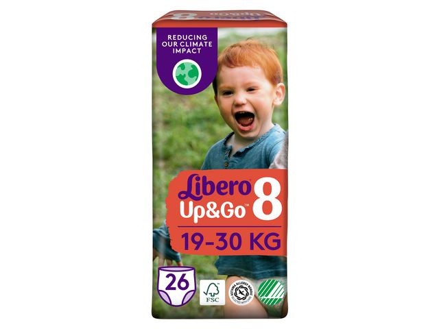Blöja LIBERO Up&Go 8 S4 19-30kg 20/fp