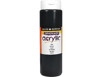 Akrylfärg Graduate Acrylic 500 ml svart 