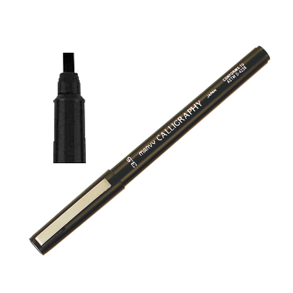 Kalligrafipenna MARVY 3,5 mm svart