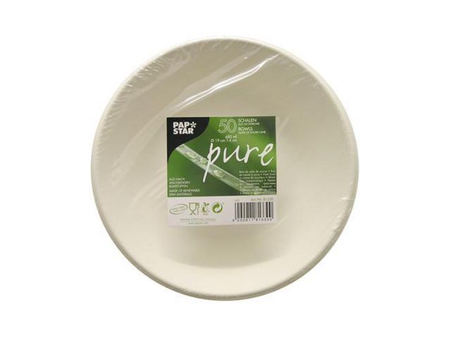 Skål PURE Bagasse 680 ml  50/fp