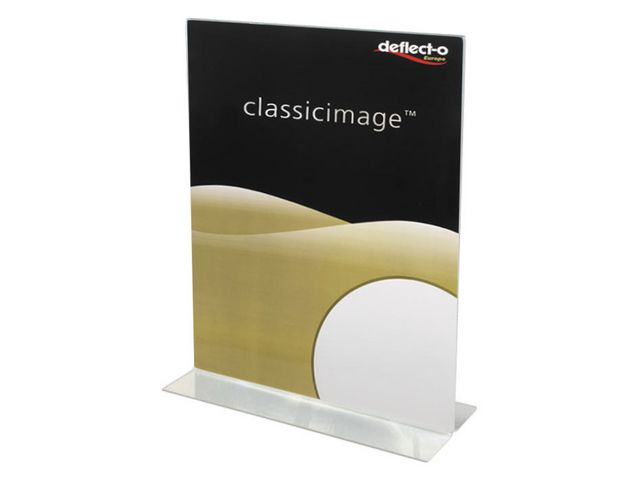 Informationsställ acryl A4 stående
