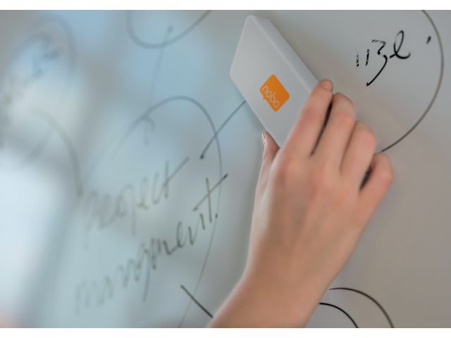 Whiteboardtorkare NOBO magnetisk vit - 2