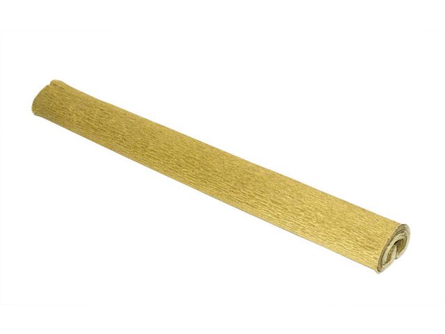 Kräppapper aluminium guld 