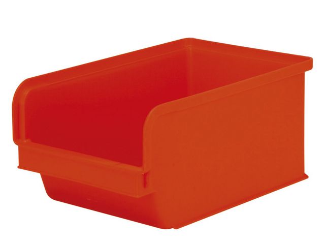 Plastlåda röd, 7 L