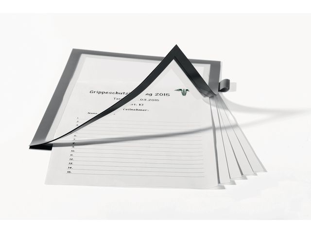 Inforam självh. DURAFRAME note A4 silver - 3