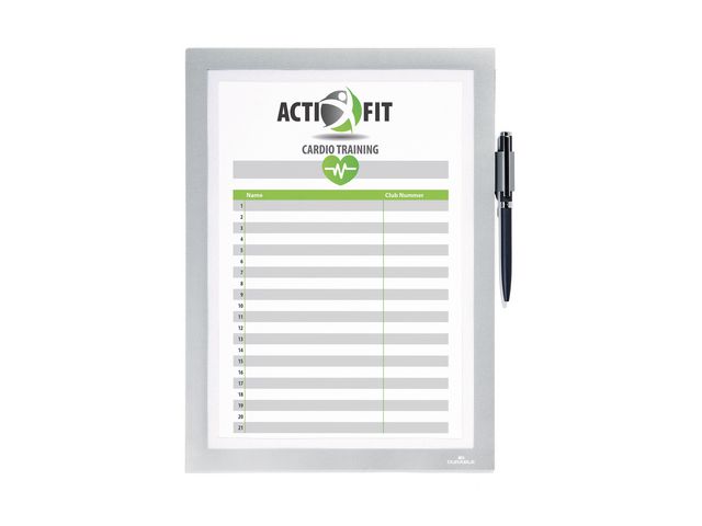 Inforam självh. DURAFRAME note A4 silver - 2