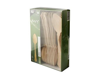 Bestick PURE Träsked Premium 50/fp