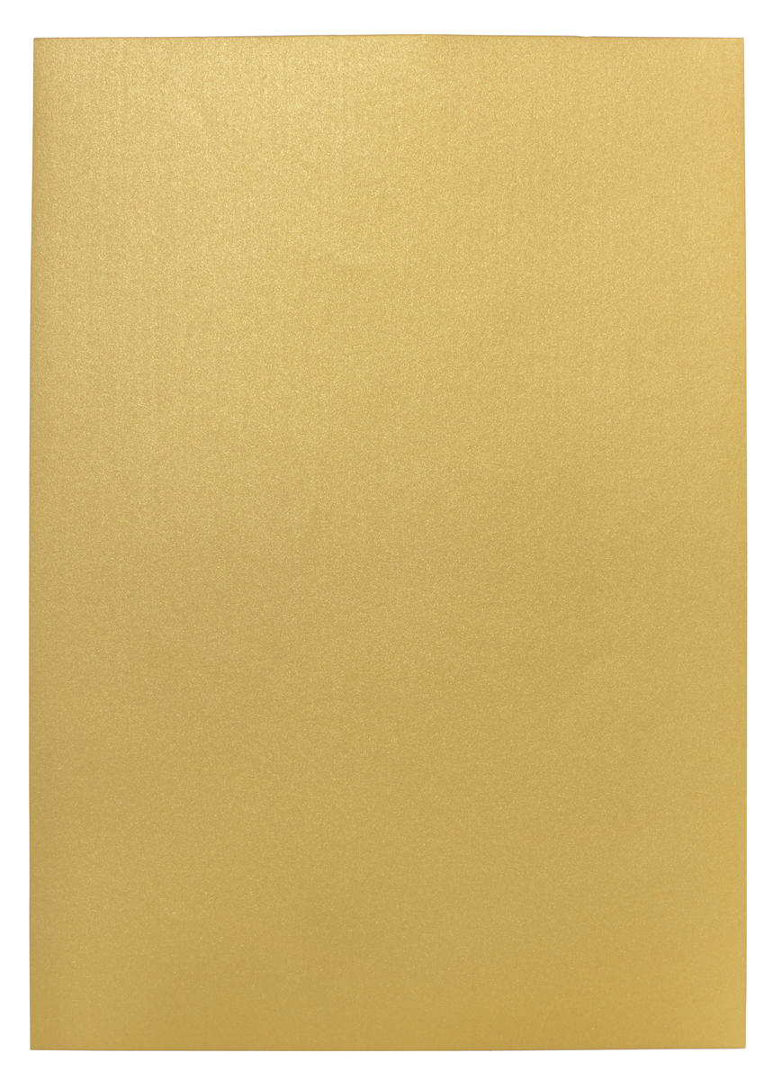 Dekorationskartong 50 x 70 cm guld 250g 5/fp