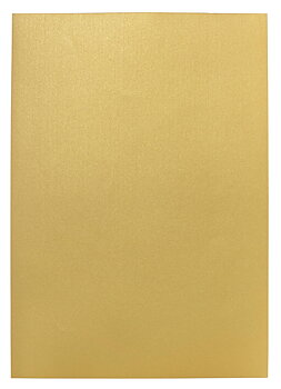Dekorationskartong 50 x 70 cm guld 250g 5/fp