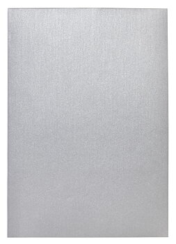 Dekorationskartong 50 x 70 cm silver  250g 5/fp