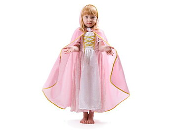 Maskeraddräkt Prinsesscape 3-7 år