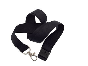 Textilband roter.krok 90 cm svart 10/FP