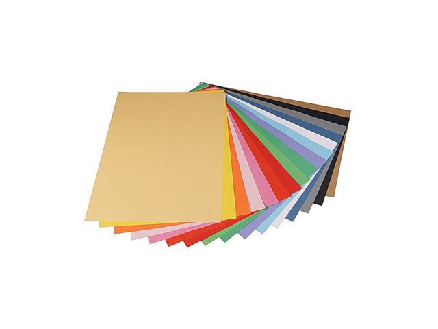 Dekorationskartong 46 x 64 cm Mix 220g 16/fp - 2