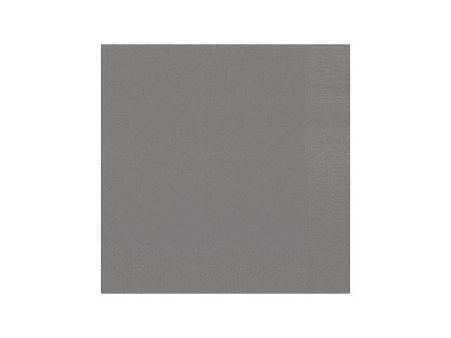 Servett 3-lags 33x33cm granitgrå 125/FP