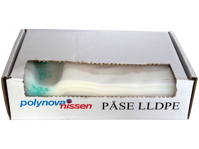 Plastpåse 450x700mm ca 20L 40my 500/FP