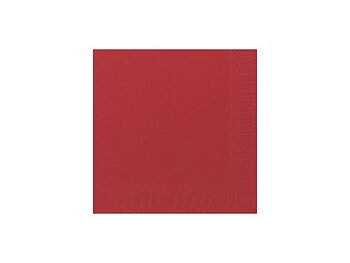 Servett 3-lags 33x33cm röd 125/FP