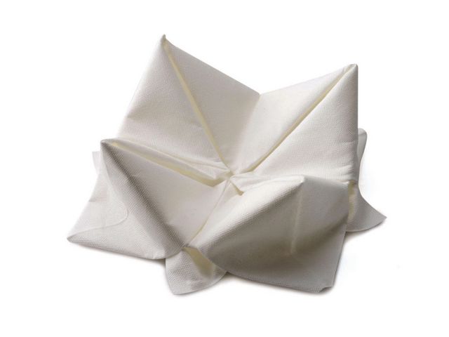 Servett 3-lags 33x33cm vit 125/FP - 2
