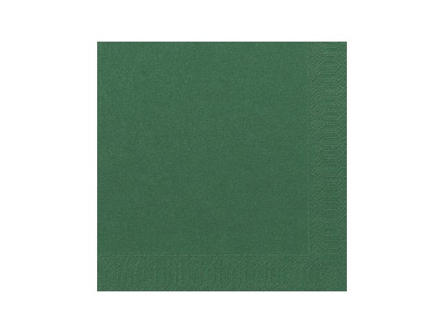 Servett 3-lags 40x40cm mörkgrön 125/FP