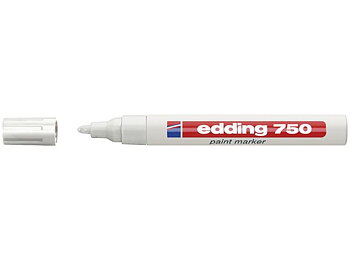 Märkpenna Edding 750 vit 1/fp