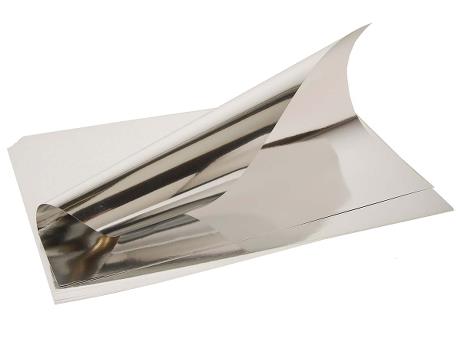 Metallpapper silver 5/fp