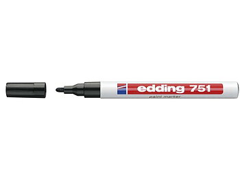 Märkpenna Edding 751 svart 1/fp