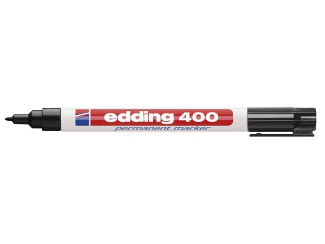Märkpenna Edding 400 svart 10/fp - 2