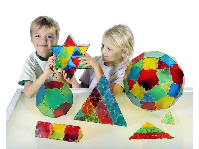 Polydron Transparent 164 delar  - 2