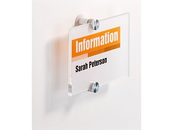 Dörrskylt DURABLE Crystal Sign 105x148mm