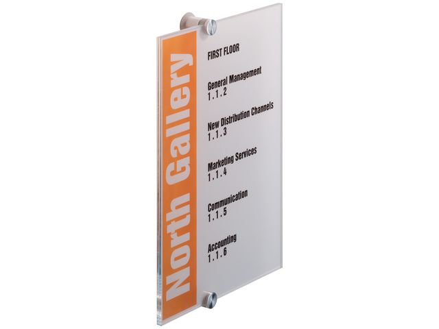 Dörrskylt DURABLE Crystal Sign 148x210mm - 2