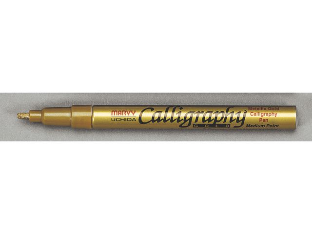 Kalligrafipenna MARVY 2,5mm guld  - 2